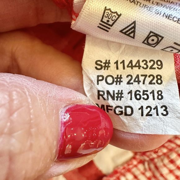 Youngland‎ Ladybug Dress Toddler Size 4T Baby Girl Red Checkered - Picture 9 of 9